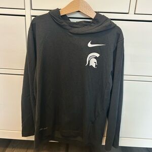 Michigan State Nike Hooded Long sleeve size boys small
